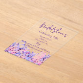 Bloemen botanische bruids douche uitnodiging (Laagn)