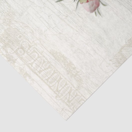  bloemen botanische ephemera ontkoppeling tissuepapier (Detail)