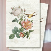  bloemen botanische ephemera ontkoppeling tissuepapier