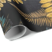 Bloemen botanische patroon varens #natuur cadeaupapier (Rol Hoek)