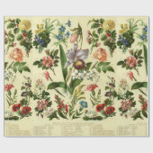  Bloemen Botanische producten Cadeaupapier (Vlak)