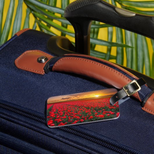 Bloemen | Botanische tuin Holland Bagagelabel (Voorkant Insitu 3)