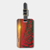 Bloemen | Botanische tuin Holland Bagagelabel (Voorkant verticaal)