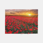 Bloemen | Botanische tuin Holland Fleece Deken (Voorkant (Horizontaal))