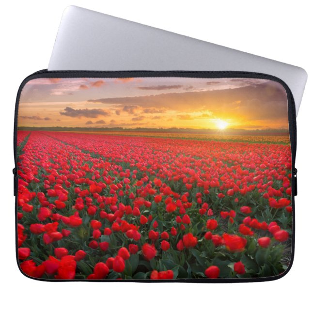 Bloemen | Botanische tuin Holland Laptop Sleeve (Voorkant)