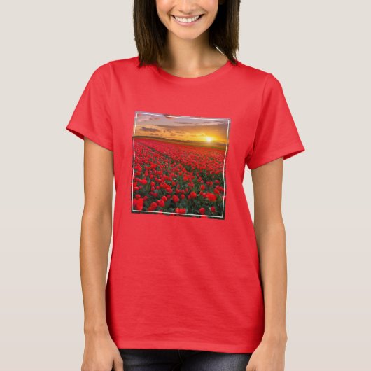 Bloemen | Botanische tuin Holland T-shirt (Voorkant)