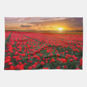 Bloemen Botanische tuin Holland Theedoek