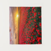 Bloemen | Botanische tuin Holland Wandkleed (Voorkant)