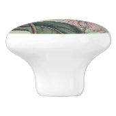 Bloemen Botanische  Vlinder Cottage Sage 2 Keramische Knop (Zijkant)