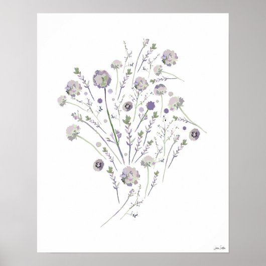 Bloemen Botanische Wand Art Decor Poster (Voorkant)