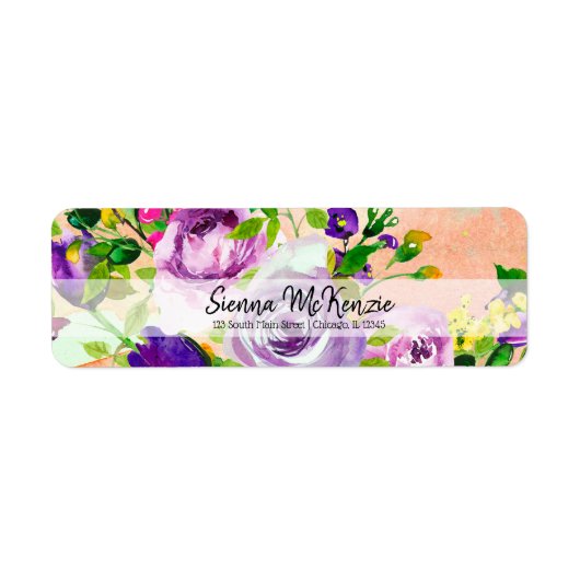 Bloemen bouquet voor alle gelegenheden etiket (Voorkant)