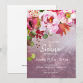 Bloemen bouquet voor alle gelegenheden kaart (Voorkant / Achterkant)