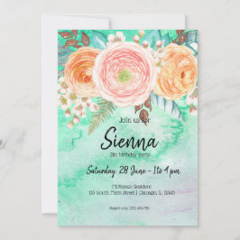 Bloemen bouquet voor alle gelegenheden kaart