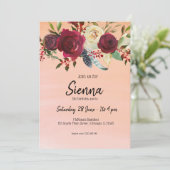 Bloemen bouquet voor alle gelegenheden kaart (Staand voorkant)