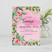 Bloemen bouquet voor alle gelegenheden kaart (Staand voorkant)