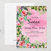 Bloemen bouquet voor alle gelegenheden kaart (Voorkant / Achterkant)