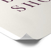 Bloemen Bourgogne Cream Love in Bloom Welkom Poster (Hoek)