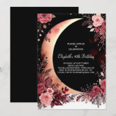 Bloemen Bourgogne Custom 40e verjaardag Kaart (Voorkant / Achterkant)