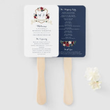 Bloemen Bourgogne Marine Blauw groen Elegant Crest