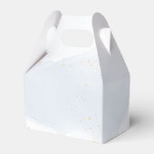 Bloemen boven de maan Baby shower Bedankdoosjes (Achterkant)