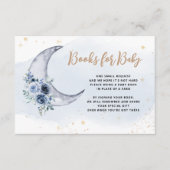 Bloemen boven de maan boeken voor Baby Informatiekaartje (Voorkant)