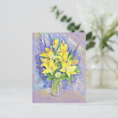 Bloemen Briefkaart (Staand voorkant)