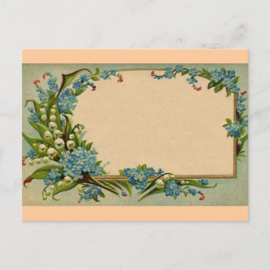  bloemen briefkaart (Voorkant)