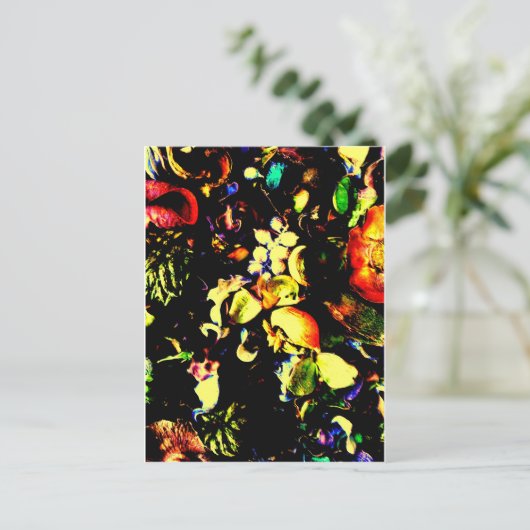  bloemen briefkaart (Staand voorkant)