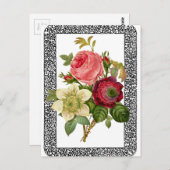 Bloemen Briefkaart (Voorkant / Achterkant)