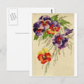 Bloemen Briefkaart (Voorkant / Achterkant)