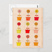 Bloemen Briefkaart (Voorkant / Achterkant)