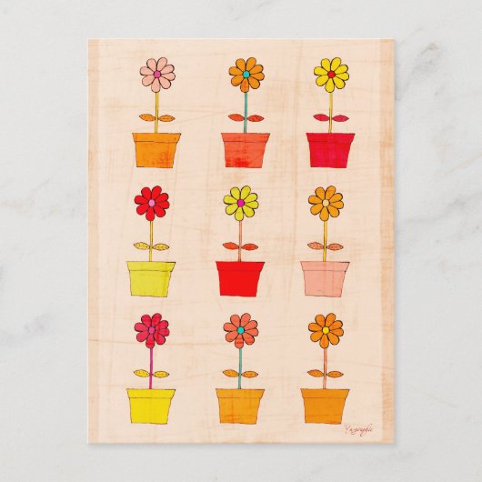 Bloemen Briefkaart (Voorkant)