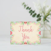 Bloemen Briefkaart (Staand voorkant)