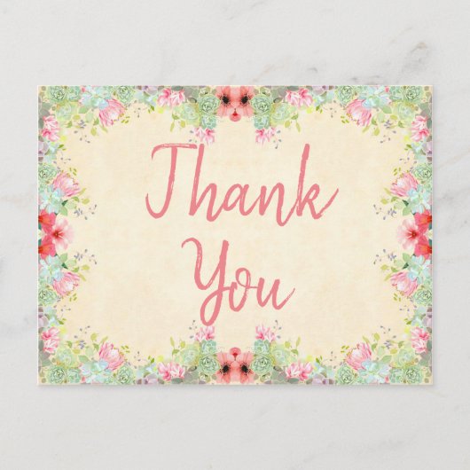 Bloemen Briefkaart (Voorkant)