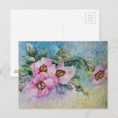 Bloemen Briefkaart (Voorkant / Achterkant)