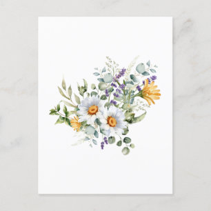 bloemen briefkaart