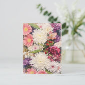 Bloemen Briefkaart (Staand voorkant)