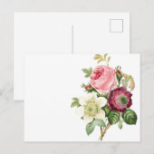  bloemen briefkaart (Voorkant / Achterkant)