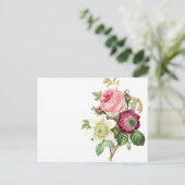  bloemen briefkaart (Staand voorkant)