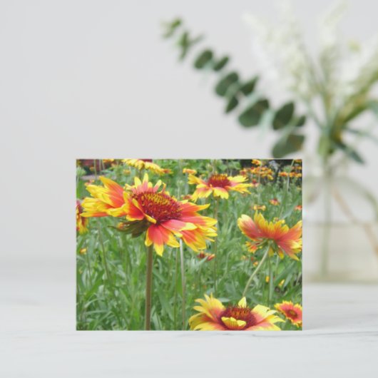 Bloemen Briefkaart (Staand voorkant)