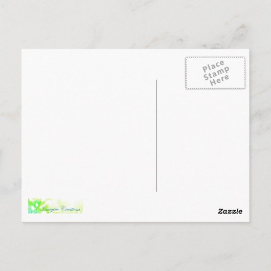 Bloemen Briefkaart (Achterkant)