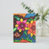 Bloemen Briefkaart (Staand voorkant)