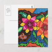 Bloemen Briefkaart (Voorkant / Achterkant)