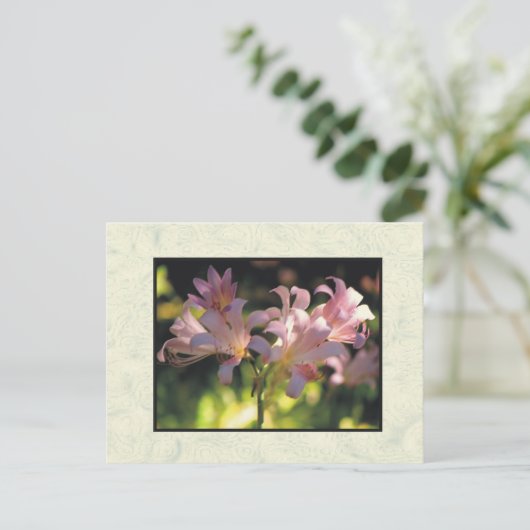 bloemen briefkaart (Staand voorkant)