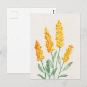 Bloemen Briefkaart (Voorkant / Achterkant)