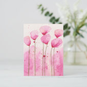 Bloemen Briefkaart (Staand voorkant)