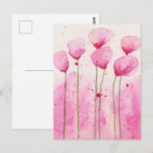 Bloemen Briefkaart (Voorkant / Achterkant)