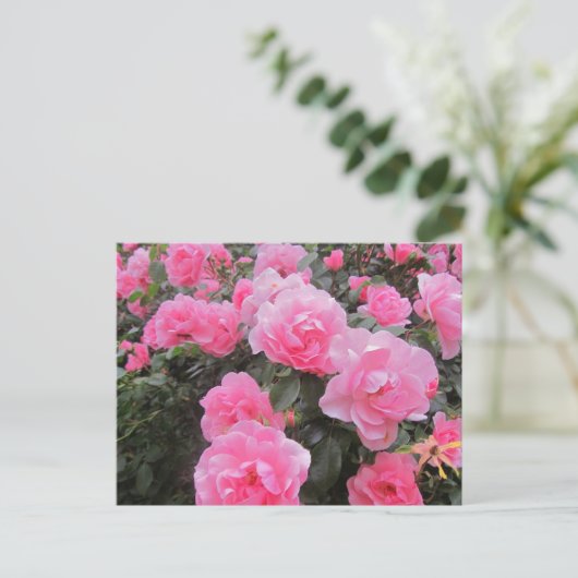 bloemen briefkaart (Staand voorkant)