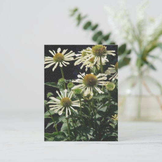  bloemen briefkaart (Staand voorkant)