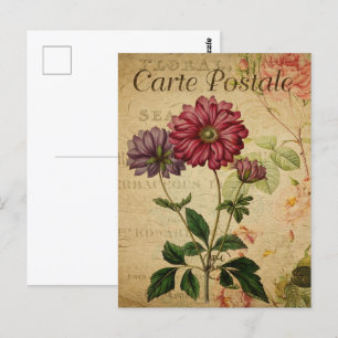 bloemen briefkaart